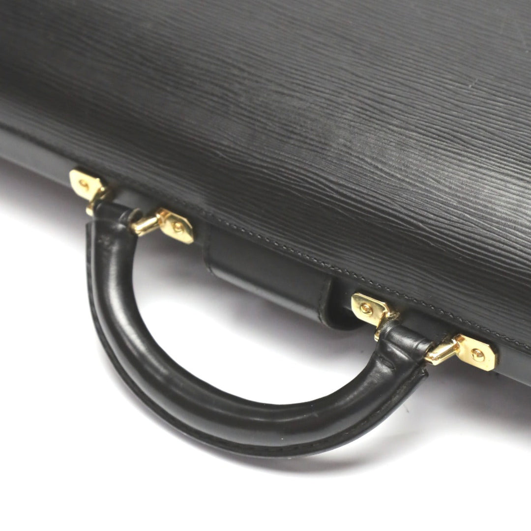 LOUIS VUITTON Business bag M54352 Epi Leather black Briefcase Epi Fermoire mens Used Authentic