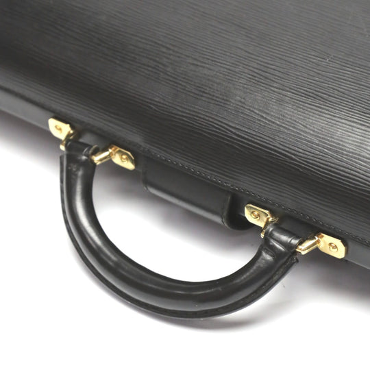 LOUIS VUITTON Business bag M54352 Epi Leather black Briefcase Epi Fermoire mens Used Authentic