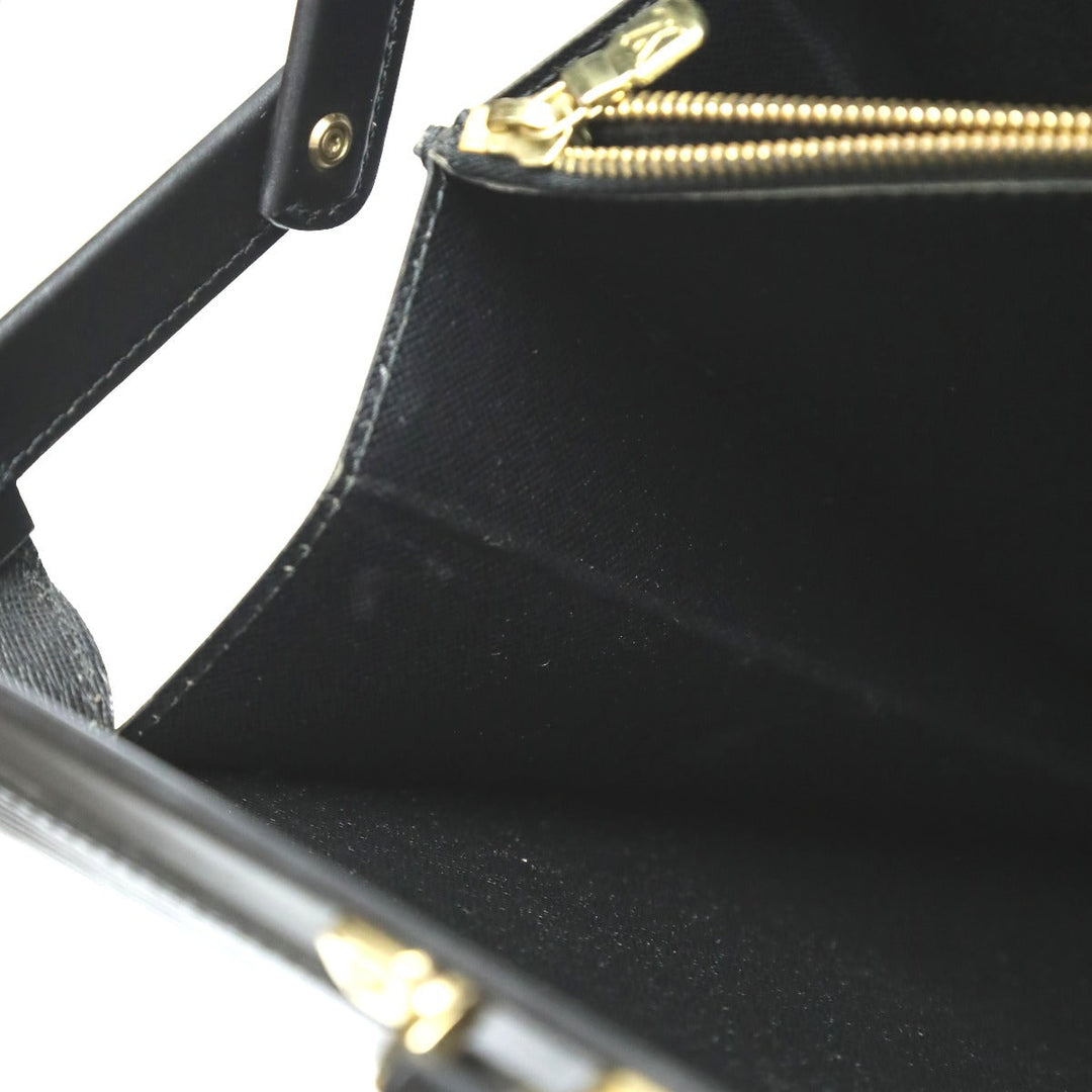 LOUIS VUITTON Business bag M54352 Epi Leather black Briefcase Epi Fermoire mens Used Authentic