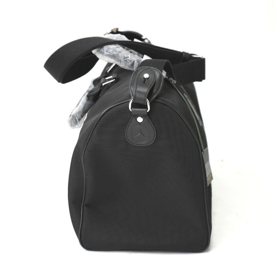 HUNTING WORLD Boston Duffel bag 511501 canvas black Travel bag Mercedes Benz collaboration mens Used Authentic
