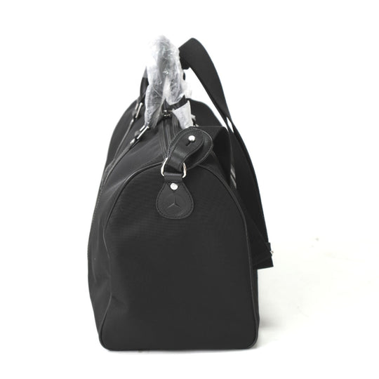 HUNTING WORLD Boston Duffel bag 511501 canvas black Travel bag Mercedes Benz collaboration mens Used Authentic