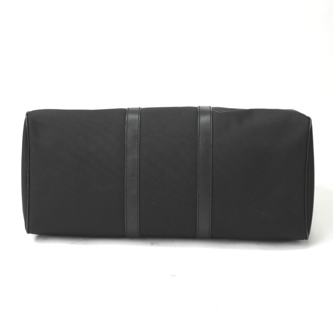 HUNTING WORLD Boston Duffel bag 511501 canvas black Travel bag Mercedes Benz collaboration mens Used Authentic