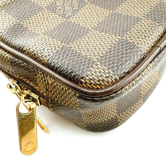 LOUIS VUITTON Shoulder Bag ‚m61737 Damier canvas Brown Pouch Damier Okapi GM mens Used Authentic