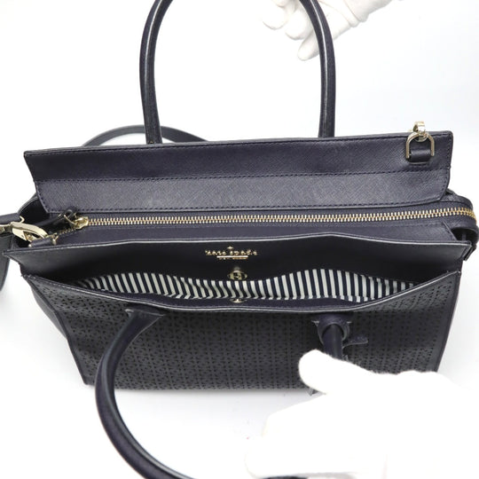 Kate Spade Handbag leather Navy 2WAY