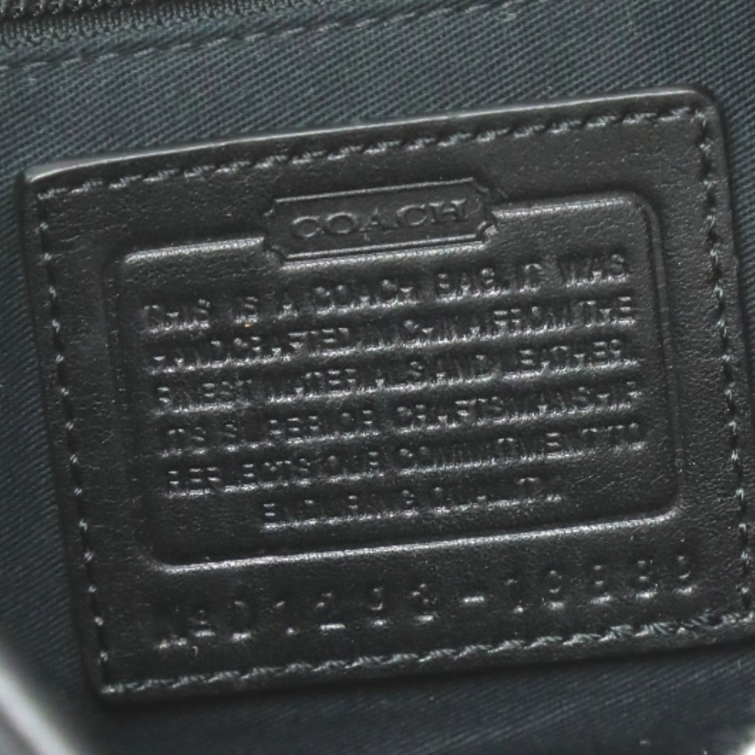 COACH Shoulder Bag 19889 leather black 2WAY bag Cafu Diagonal crossing Women Used Authentic