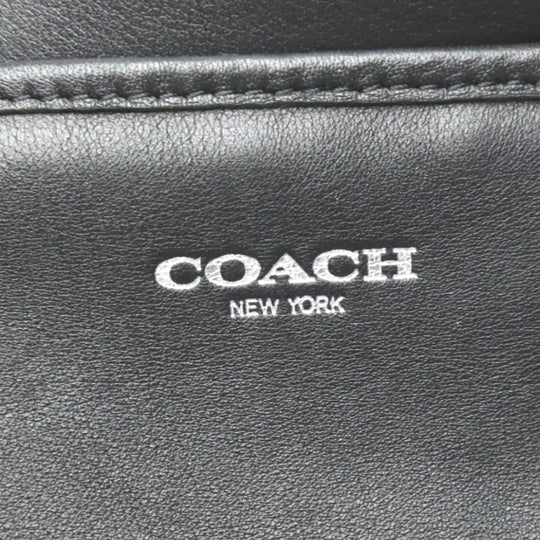 COACH Shoulder Bag 19889 leather black 2WAY bag Cafu Diagonal crossing Women Used Authentic