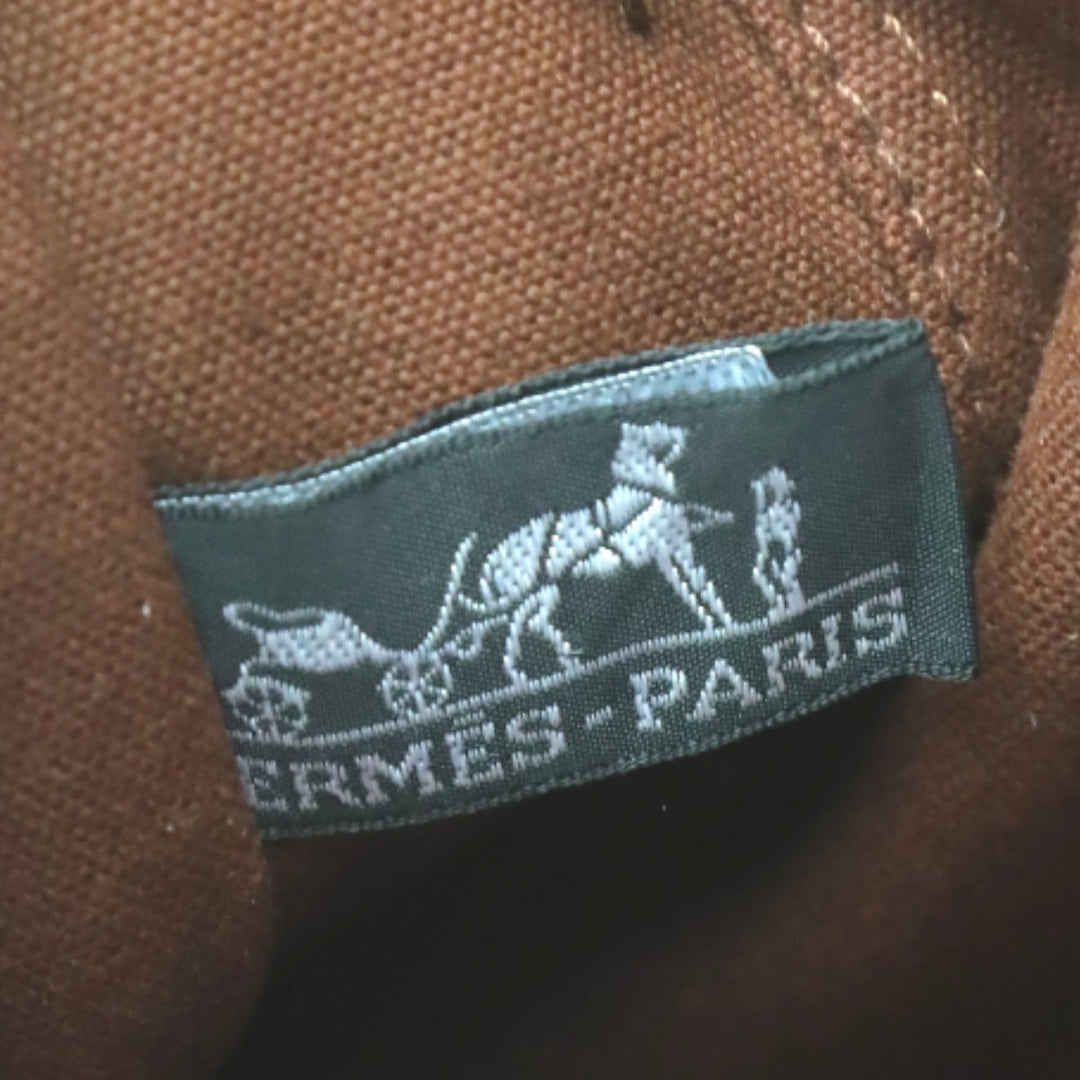 HERMES Tote Bag canvas Brown Handbag Fool ToeMM unisex(Unisex) Used Authentic