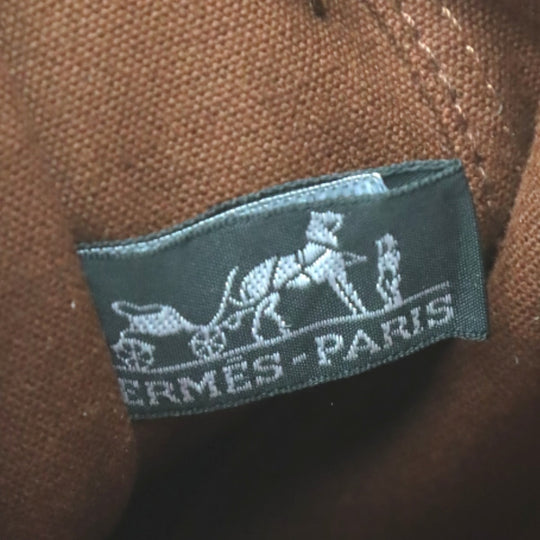 HERMES Tote Bag canvas Brown Handbag Fool ToeMM unisex(Unisex) Used Authentic