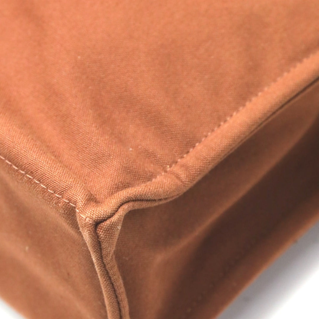 HERMES Tote Bag canvas Brown Handbag Fool ToeMM unisex(Unisex) Used Authentic
