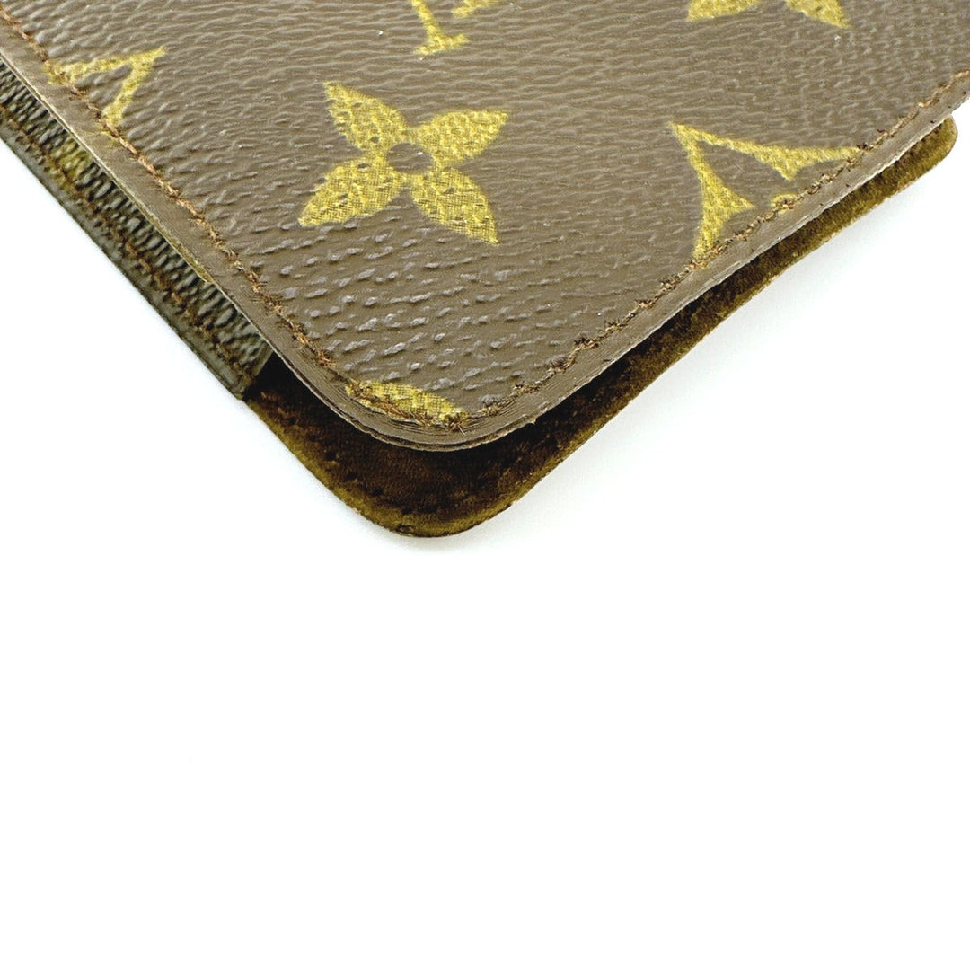 LOUIS VUITTON Other accessories M62909 Monogram canvas Brown glasses case Monogram Sun pool Women(Unisex) Used Authentic