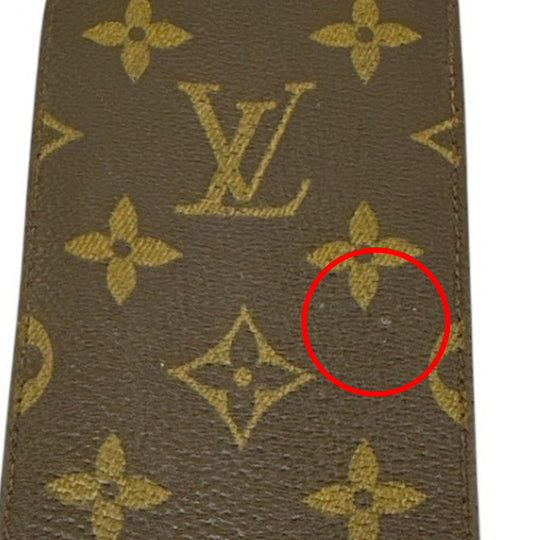 LOUIS VUITTON Other accessories M62909 Monogram canvas Brown glasses case Monogram Sun pool Women(Unisex) Used Authentic