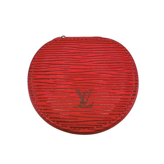 LOUIS VUITTON Other accessories M48227 Epi Leather Styrian red jewelry case Epi Ecran Bijoux unisex(Unisex) Used Authentic