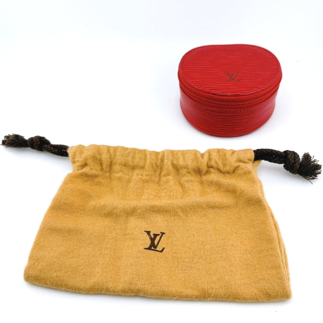 LOUIS VUITTON Other accessories M48227 Epi Leather Styrian red jewelry case Epi Ecran Bijoux unisex(Unisex) Used Authentic