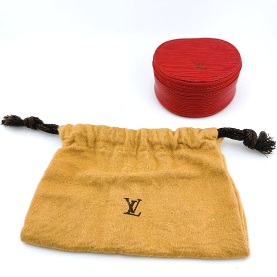 LOUIS VUITTON Other accessories M48227 Epi Leather Styrian red jewelry case Epi Ecran Bijoux unisex(Unisex) Used Authentic