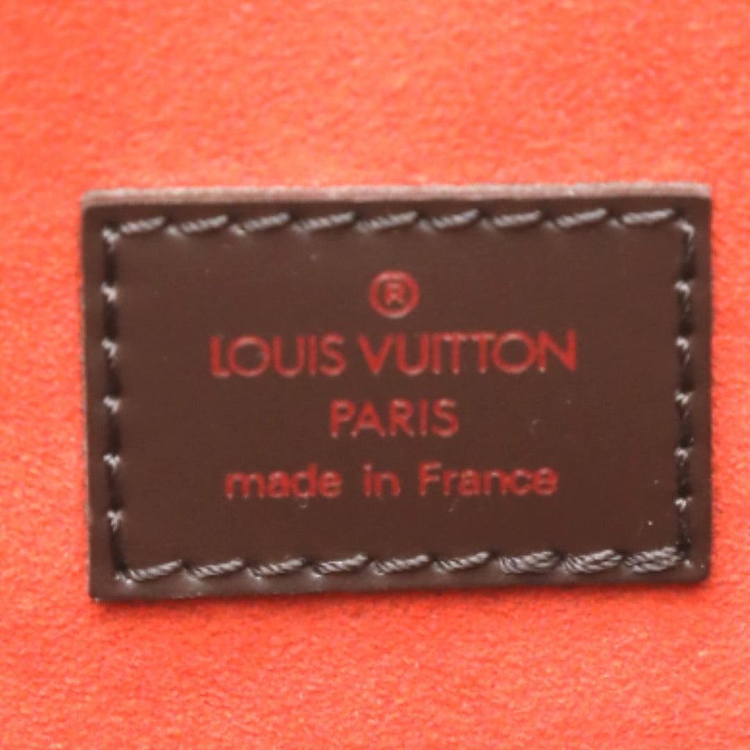 LOUIS VUITTON Handbag N51140 Damier canvas Ebene Tote Bag Damier Sac Plat unisex(Unisex) Used Authentic