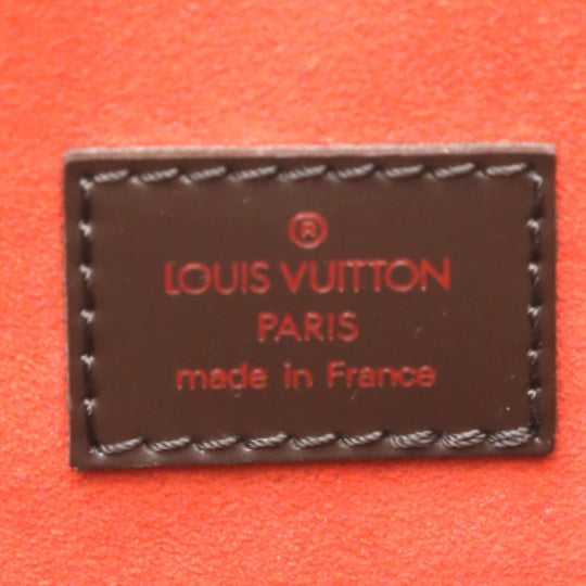 LOUIS VUITTON Handbag N51140 Damier canvas Ebene Tote Bag Damier Sac Plat unisex(Unisex) Used Authentic