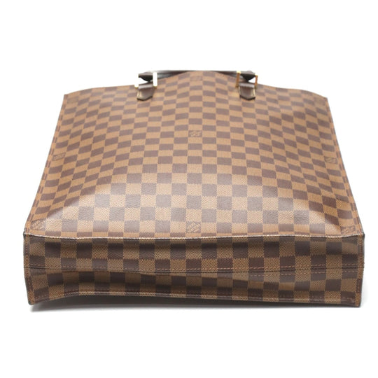 LOUIS VUITTON Handbag N51140 Damier canvas Ebene Tote Bag Damier Sac Plat unisex(Unisex) Used Authentic