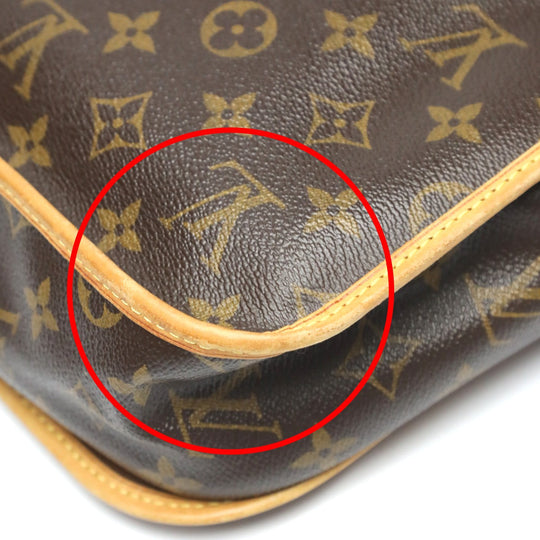 LOUIS VUITTON Shoulder Bag M40106 Monogram canvas Brown Messenger back Monogram Messenger PM�EBosphore unisex(Unisex) Used Authentic