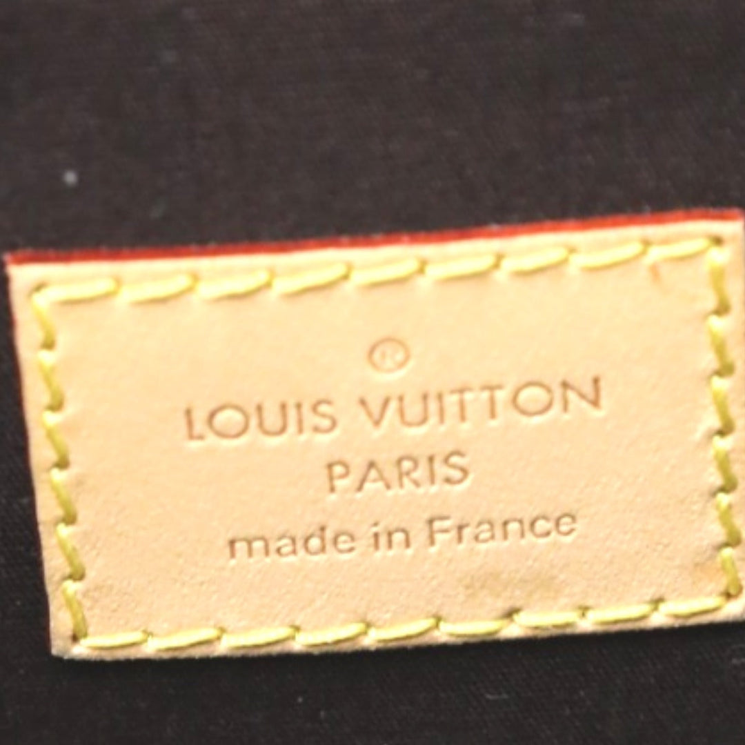 LOUIS VUITTON Handbag M91611 Monogram Vernis wine-red Handbag Vernis Alma PM Women Used Authentic