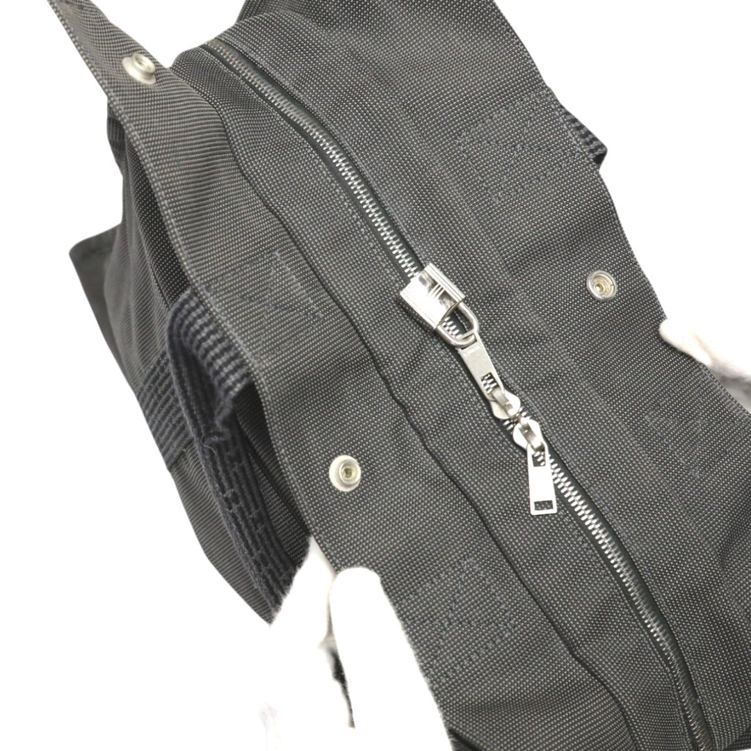 HERMES Tote Bag canvas gray Tote MM Her Line canvas unisex(Unisex) Used Authentic