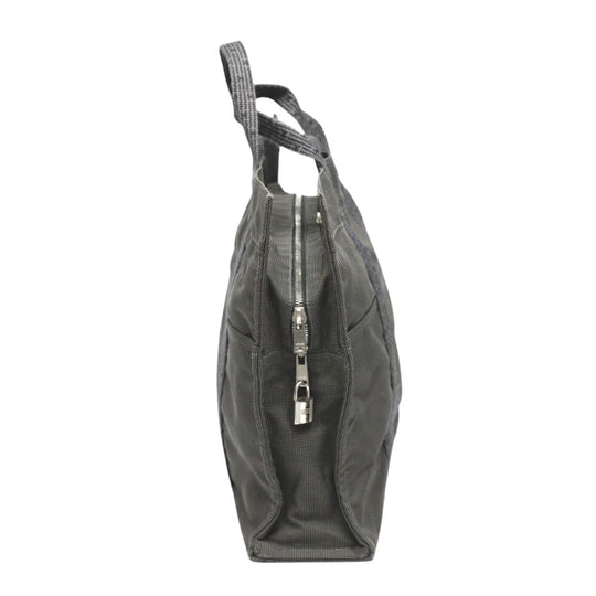 HERMES Tote Bag canvas gray Tote MM Her Line canvas unisex(Unisex) Used Authentic