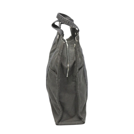 HERMES Tote Bag canvas gray Tote MM Her Line canvas unisex(Unisex) Used Authentic