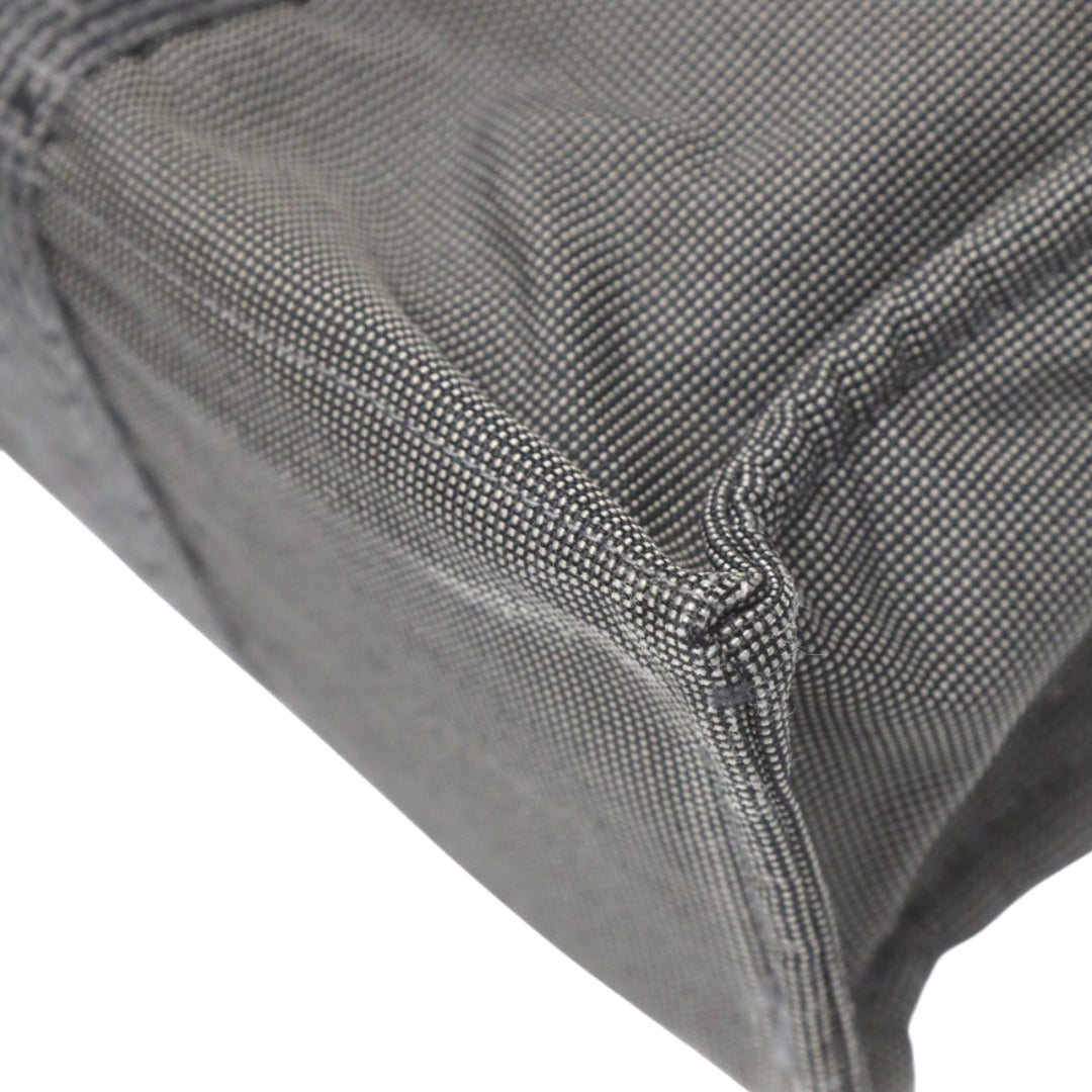 HERMES Tote Bag canvas gray Tote MM Her Line canvas unisex(Unisex) Used Authentic