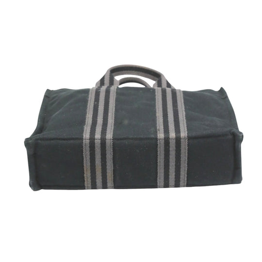 HERMES Tote Bag canvas gray Tote Bag Her Line Tote PM unisex(Unisex) Used Authentic