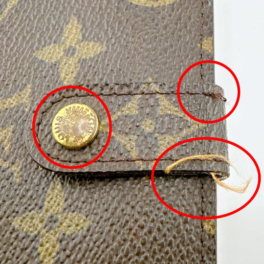 LOUIS VUITTON Bifold Wallet M61663 Monogram canvas Brown Clasp wallet with card pocket Monogram Porto Monet Viet Vienoa Women Used Authentic