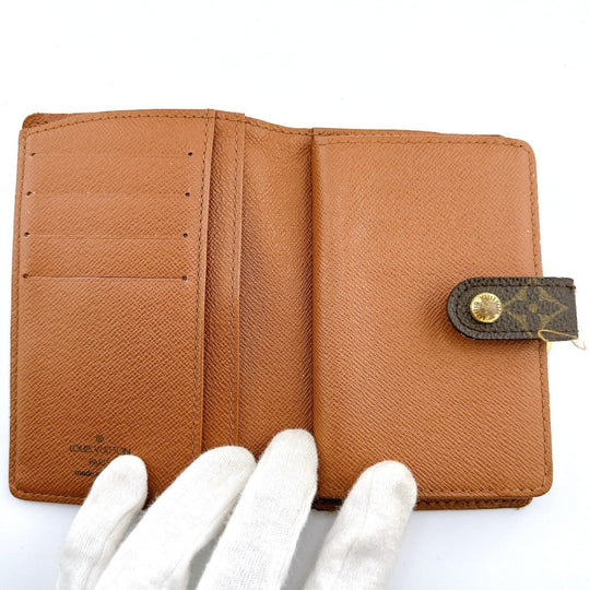 LOUIS VUITTON Bifold Wallet M61663 Monogram canvas Brown Clasp wallet with card pocket Monogram Porto Monet Viet Vienoa Women Used Authentic