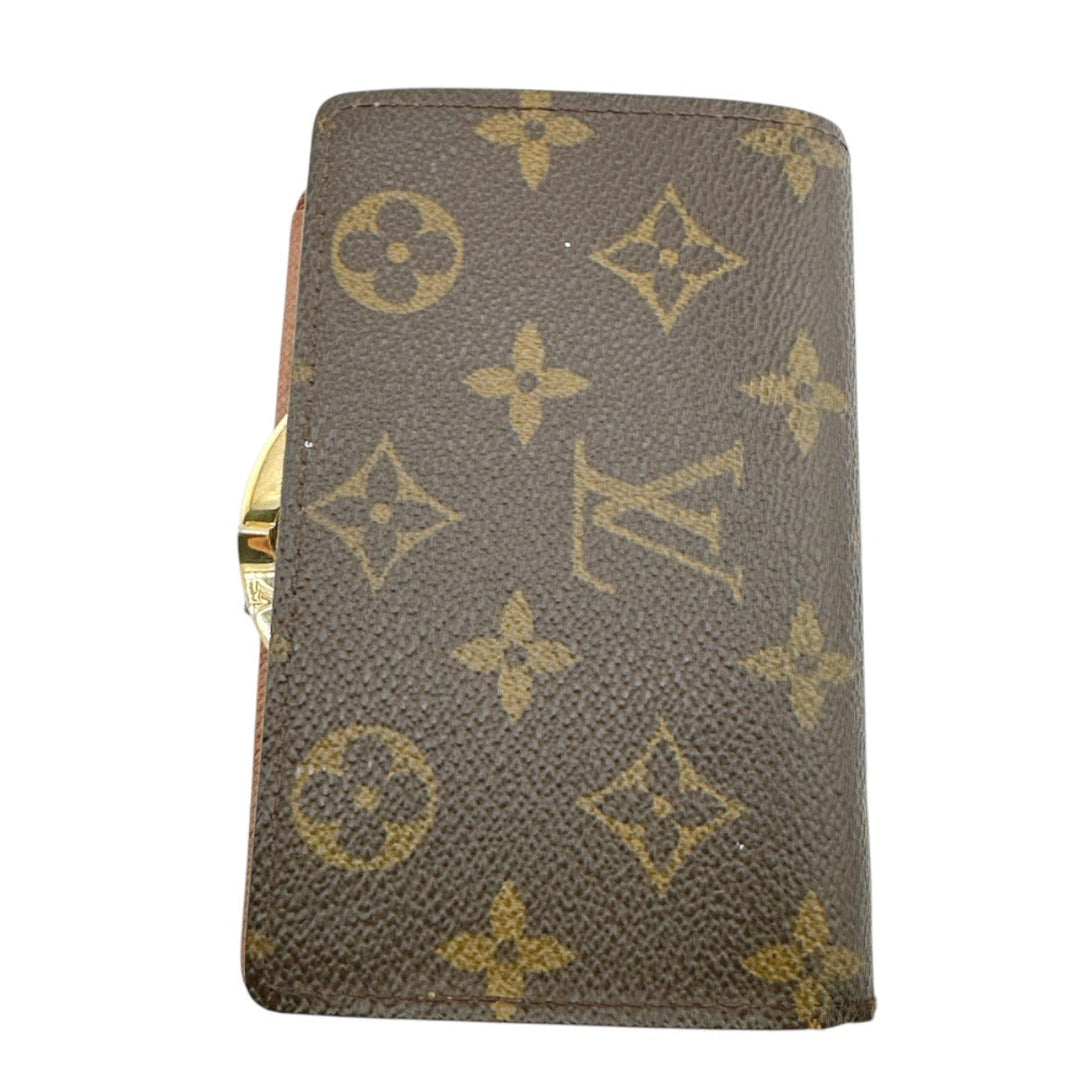 LOUIS VUITTON Bifold Wallet M61663 Monogram canvas Brown Clasp wallet with card pocket Monogram Porto Monet Viet Vienoa Women Used Authentic