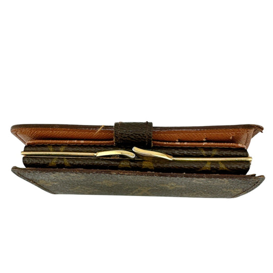 LOUIS VUITTON Bifold Wallet M61663 Monogram canvas Brown Clasp wallet with card pocket Monogram Porto Monet Viet Vienoa Women Used Authentic
