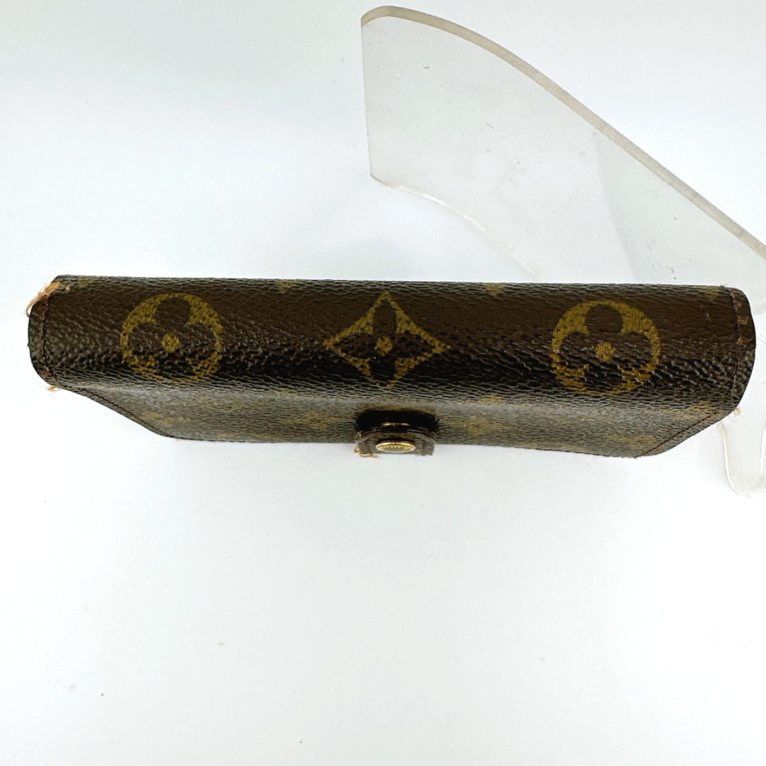 LOUIS VUITTON Bifold Wallet M61663 Monogram canvas Brown Clasp wallet with card pocket Monogram Porto Monet Viet Vienoa Women Used Authentic