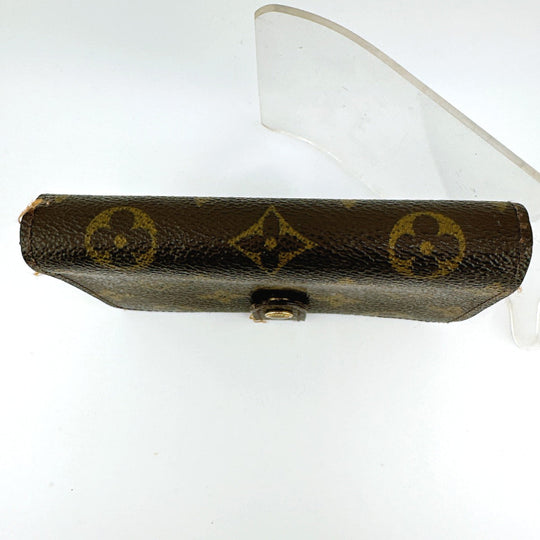 LOUIS VUITTON Bifold Wallet M61663 Monogram canvas Brown Clasp wallet with card pocket Monogram Porto Monet Viet Vienoa Women Used Authentic