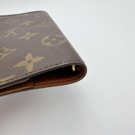 LOUIS VUITTON Notebook cover R20005 Monogram canvas Brown Notebook case Monogram Agenda PM mens(Unisex) Used Authentic