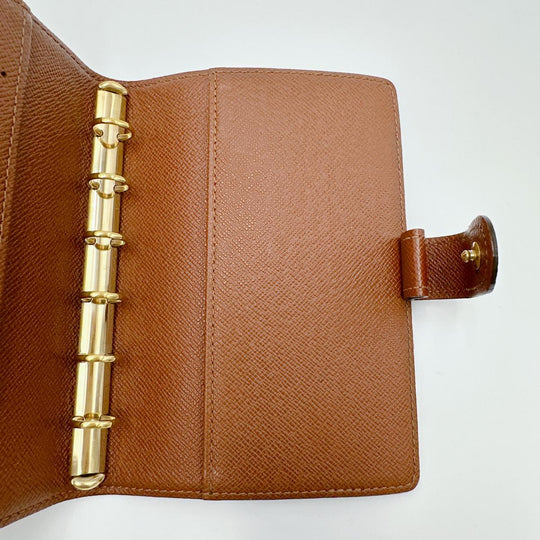 LOUIS VUITTON Notebook cover R20005 Monogram canvas Brown Notebook case Monogram Agenda PM mens(Unisex) Used Authentic