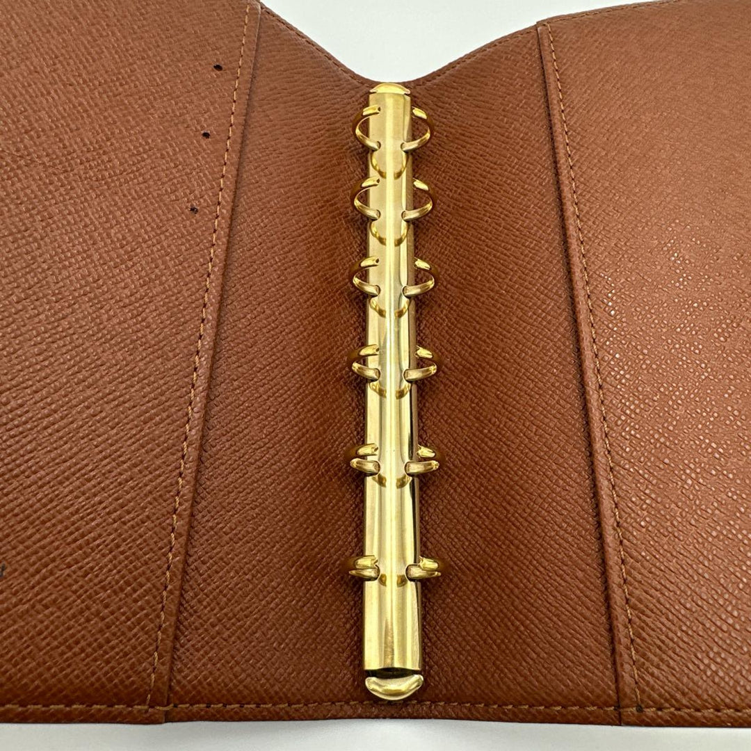 LOUIS VUITTON Notebook cover R20005 Monogram canvas Brown Notebook case Monogram Agenda PM mens(Unisex) Used Authentic