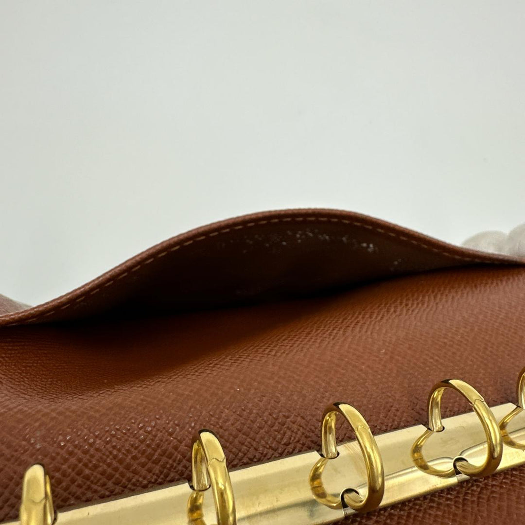 LOUIS VUITTON Notebook cover R20005 Monogram canvas Brown Notebook case Monogram Agenda PM mens(Unisex) Used Authentic