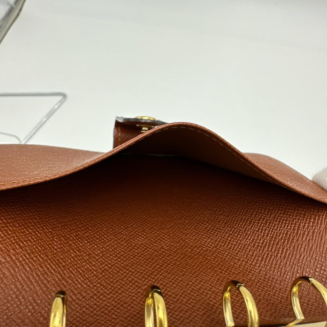 LOUIS VUITTON Notebook cover R20005 Monogram canvas Brown Notebook case Monogram Agenda PM mens(Unisex) Used Authentic