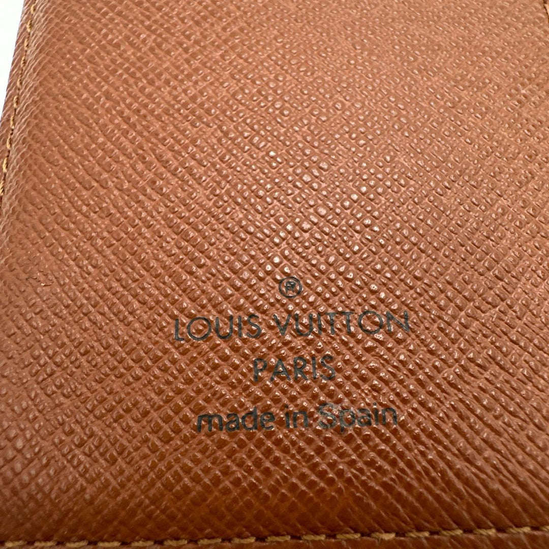 LOUIS VUITTON Notebook cover R20005 Monogram canvas Brown Notebook case Monogram Agenda PM mens(Unisex) Used Authentic