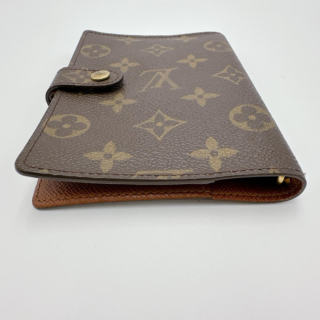 LOUIS VUITTON Notebook cover R20005 Monogram canvas Brown Notebook case Monogram Agenda PM mens(Unisex) Used Authentic