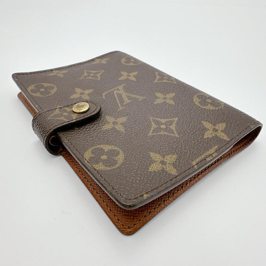 LOUIS VUITTON Notebook cover R20005 Monogram canvas Brown Notebook case Monogram Agenda PM mens(Unisex) Used Authentic