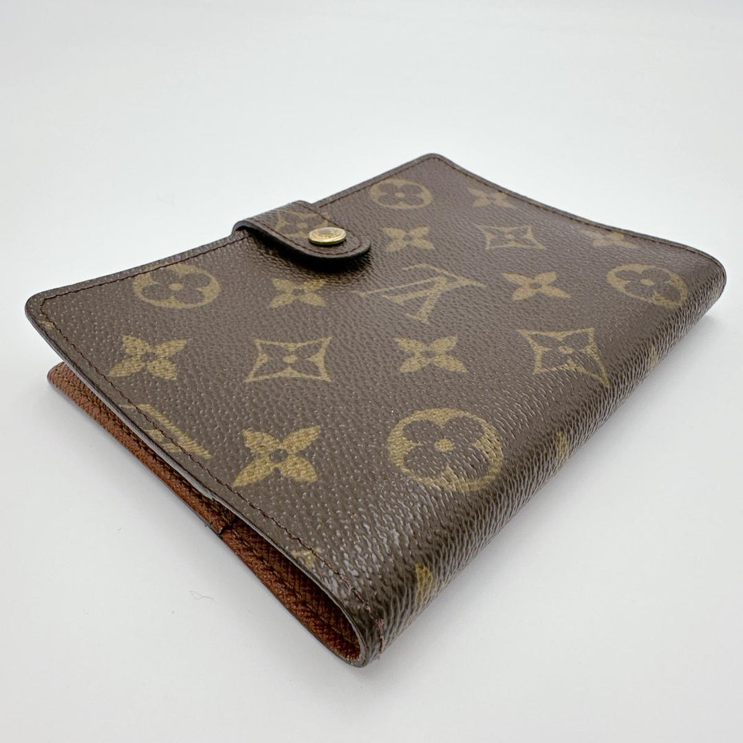 LOUIS VUITTON Notebook cover R20005 Monogram canvas Brown Notebook case Monogram Agenda PM mens(Unisex) Used Authentic