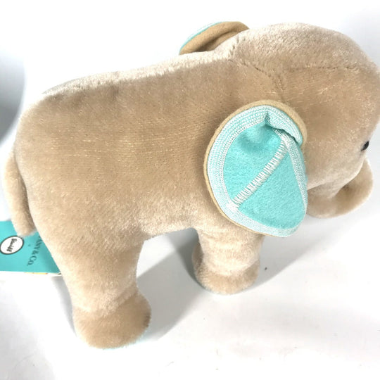 TIFFANY&Co. Plush Doll Mohair, Cotton beige Steiff collaboration animal Women Used Authentic