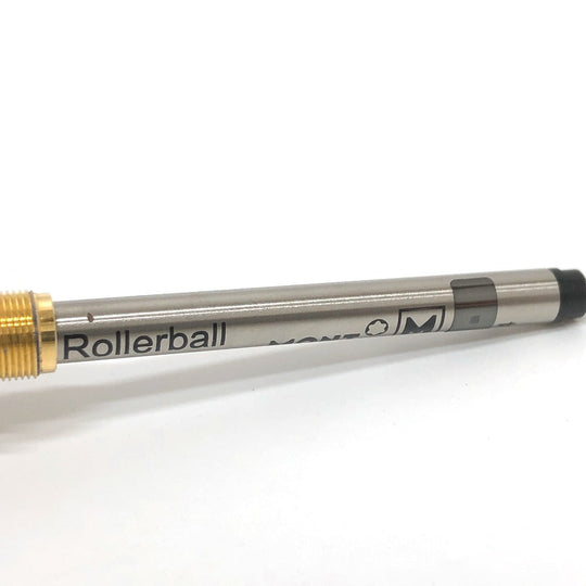 MONTBLANC Ballpoint pen Resin, Leather black Meisterstck mens Used Authentic