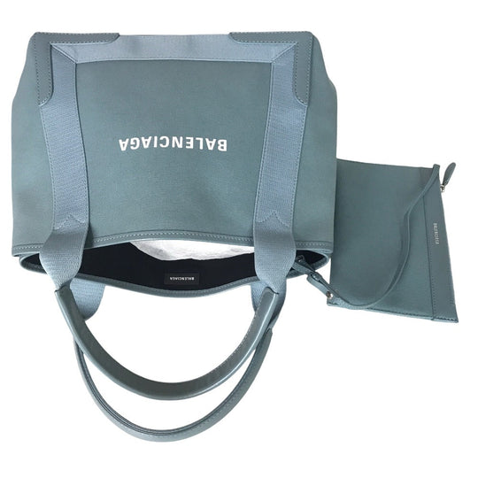 BALENCIAGA Tote Bag 339933 4790 S 002123 canvas sky blue Handbag Navy Kabas