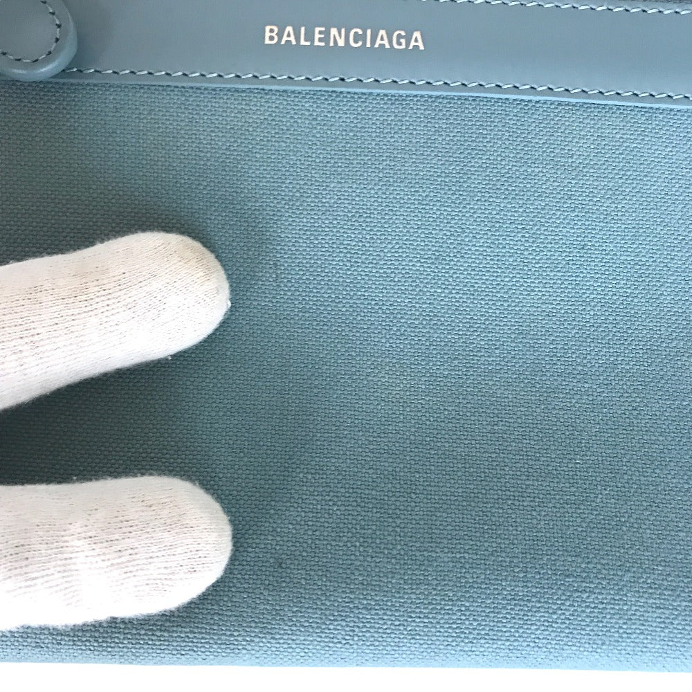 BALENCIAGA Tote Bag 339933 4790 S 002123 canvas sky blue Handbag Navy Kabas