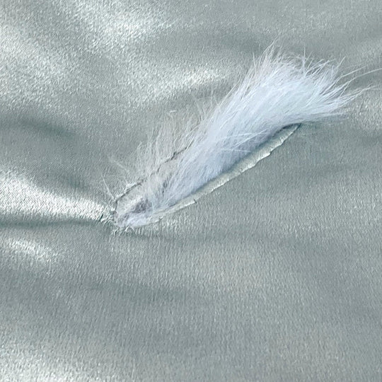 Baccarat Scarf Fur , Lapin blue scarf Women Used Authentic