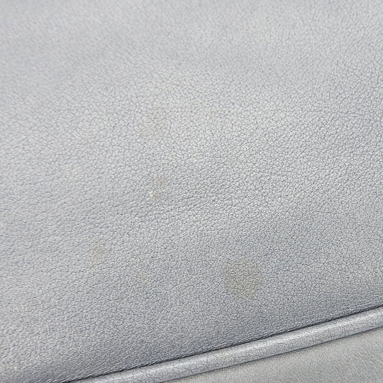 BALLY Shoulder Bag leather blue Women Used Authentic