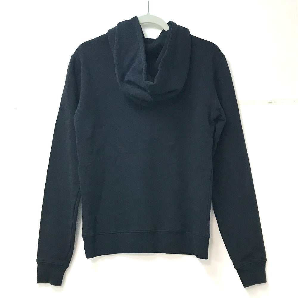 SAINT LAURENT PARIS Hoodie 605507 cotton black Jardin Majorelle Hoodie Hoodie mens XS Used Authentic